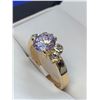 Image 2 : Ladies Brilliant Cut Amethyst Style Gemstone ring-size 7.5