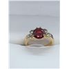 Image 1 : Ladies Round Cut Ruby Style Gemstone ring