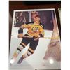 Image 2 : Bobby Orr framed picture and book