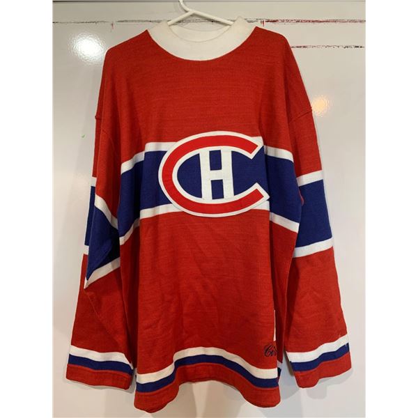 Heritage Montreal Canadiens knitted jersey