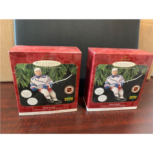 Lot of 2 Wayne Gretzky Hallmark keepsake ornaments