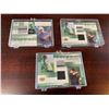 Image 1 : Lot of 3 Fairway Fabrics collector golf cards - charles howell, Ty Tron,Â 