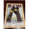 Image 1 : Boston Gerry Cheevers Signed 8 x 10 framed