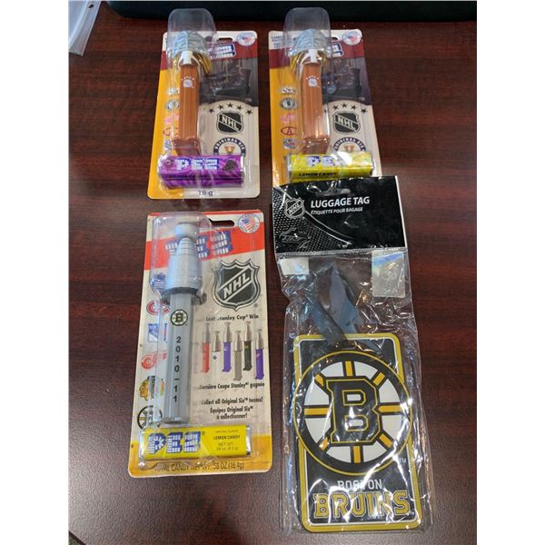 Lot of assorted PEZ hockey items