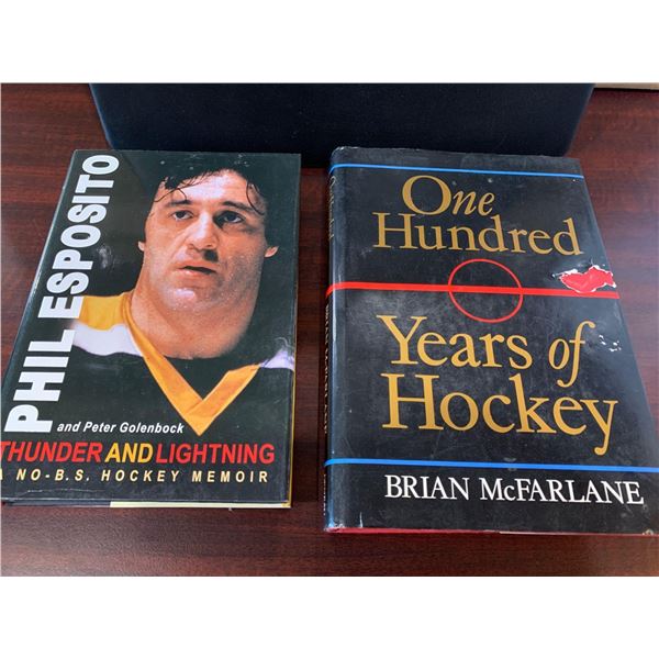 Lot of 2 hockey books