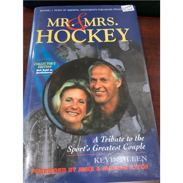 Gordie Howe Signed Book