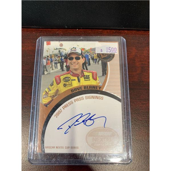 Signed Dave Blaney Card and Golf Colin Montgomery