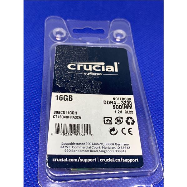 Crucial 16GB DDR4-3200 Sodimm NotebookÂ 