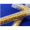 Image 2 : Lot of 3 large Vials of Gold Flake