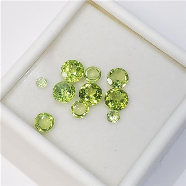 Peridot 2-5Mm(3ct) , Suggested Retail Value $200 (Estimated Selling Price from $30 to $60)