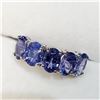 Image 2 : 10K White Gold Tanzanite(2.25ct) Ring (~Size 6)(Ring is resizable for $40) (~weight 2.3g), Made in C