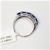 Image 3 : 10K White Gold Tanzanite(2.25ct) Ring (~Size 6)(Ring is resizable for $40) (~weight 2.3g), Made in C
