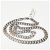 Image 3 : Silver Cuban 18 32.6G Necklace, Suggested Retail Value $1000 (Estimated Selling Price from $150 to $