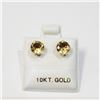 Image 1 : 10K White Gold Citrine(1.3ct) Earrings, Made in Canada, Suggested Retail Value $240 (Estimated Selli