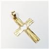 Image 2 : 10K Yellow Gold Cross 0.4G Pendant, Suggested Retail Value $300 (Estimated Selling Price from $45 to