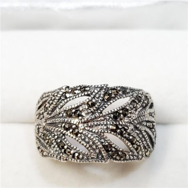 Silver Marcasite Ring, Suggested Retail Value $120