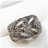 Image 2 : Silver Marcasite Ring, Suggested Retail Value $120