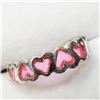 Image 2 : Silver Pink Crystal Ring, Suggested Retail Value $80
