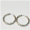 Image 1 : Silver Hoop 23Mm Earrings, Suggested Retail Value $80