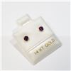 Image 2 : 14K Yellow Gold Genuine Amethyst Earrings, Made in Canada, Suggested Retail Value $240 (Estimated Se