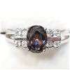 Image 1 : Silver Rainbow Topaz Ring, Suggested Retail Value $160