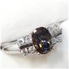 Image 2 : Silver Rainbow Topaz Ring, Suggested Retail Value $160