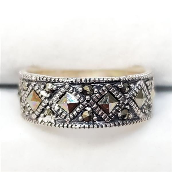 Silver Marcasite Ring, Suggested Retail Value $160