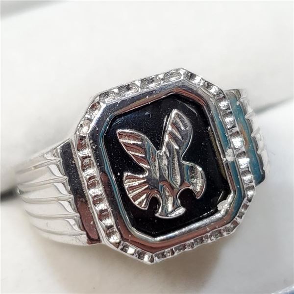 Silver Eagle Ring (~weight 7.3g), Suggested Retail Value $300 (Estimated Selling Price from $45 to $