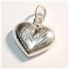 Image 2 : Silver Heart Shaped Necklace (~length 18inches), Suggested Retail Value $160
