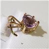 Image 2 : 14K Yellow Gold Gold Fill Amethyst(0.1ct) Pendant, Suggested Retail Value $60