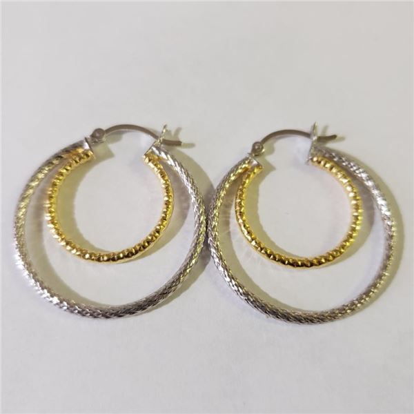 Silver Earrings (~weight 3.97g), Suggested Retail Value $100