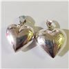 Image 1 : Silver Lot Of 2 Heart Pendant (~weight 6.83g), Suggested Retail Value $140