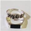 Image 2 : Silver Lot Of 2 Onyx Marcasite Ring (~weight 4.34g), Suggested Retail Value $160