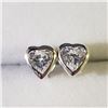 Image 1 : Silver Cubic Zirconia Earrings, Suggested Retail Value $100