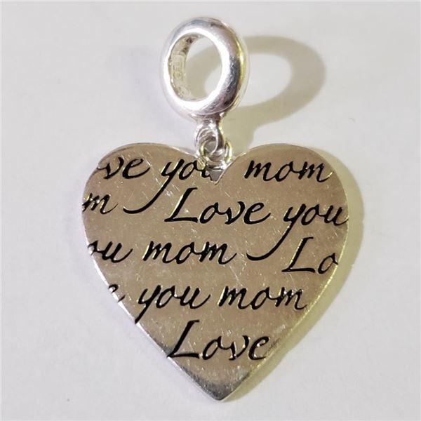 Silver Mom Designed Pendant (~weight 3.84g), Suggested Retail Value $100