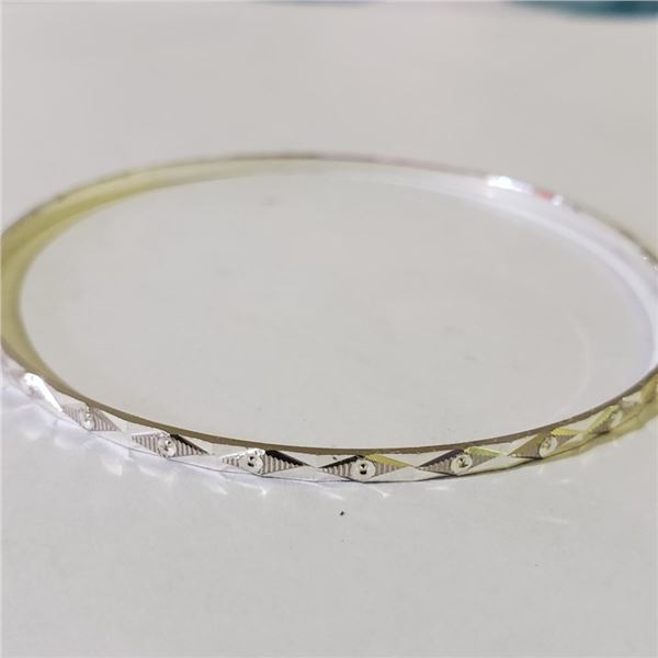 Silver Bangle Bracelet (~weight 5g), Suggested Retail Value $200 (Estimated Selling Price from $30 t
