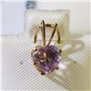 Image 1 : 14K Yellow Gold Gold Fill Amethyst(0.1ct) Pendant, Suggested Retail Value $60