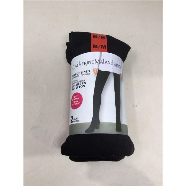 Catherine Malandrino Fleece Lined Seamless Leggings 2pk (M)