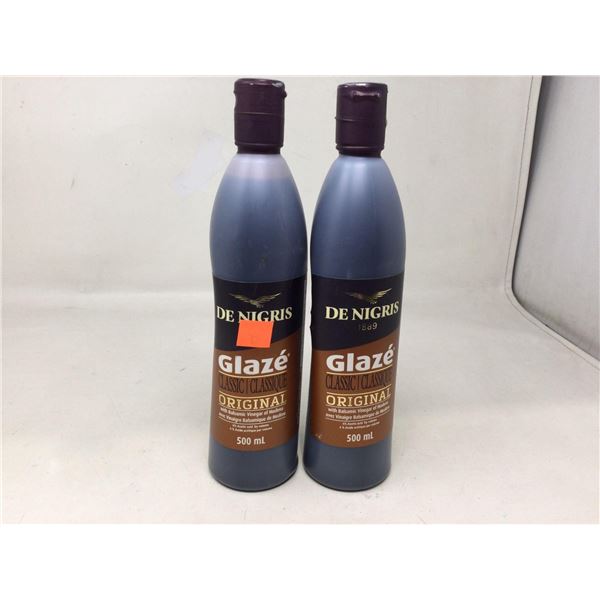De Nigris Glaze Classic Original with Balsamic Vinegar (2 x 500ml)