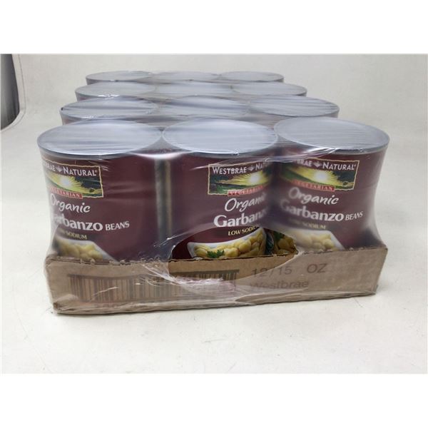 Westbrae Natural Organic Garbanzo Beans (12 x 15oz)