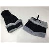Image 1 : Knit Toque and Neck Warmer with Fleece Lining