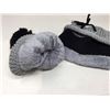 Image 2 : Knit Toque and Neck Warmer with Fleece Lining