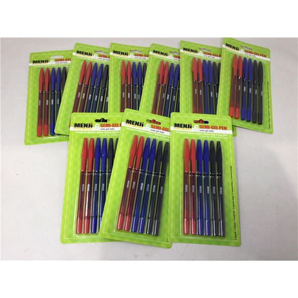 Menji Semi-Gell Pen Stylo (9 x 6)