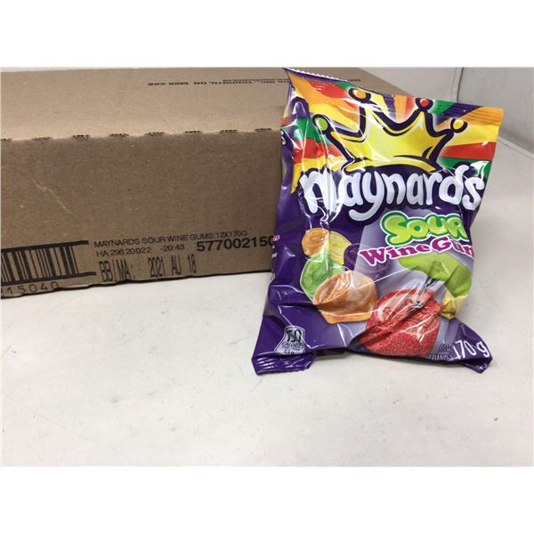 Maynards Sour Wine Gums (12 x 170g)
