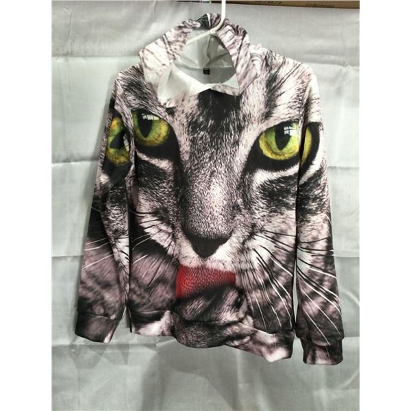 Cat Graphic Hoodie (150)