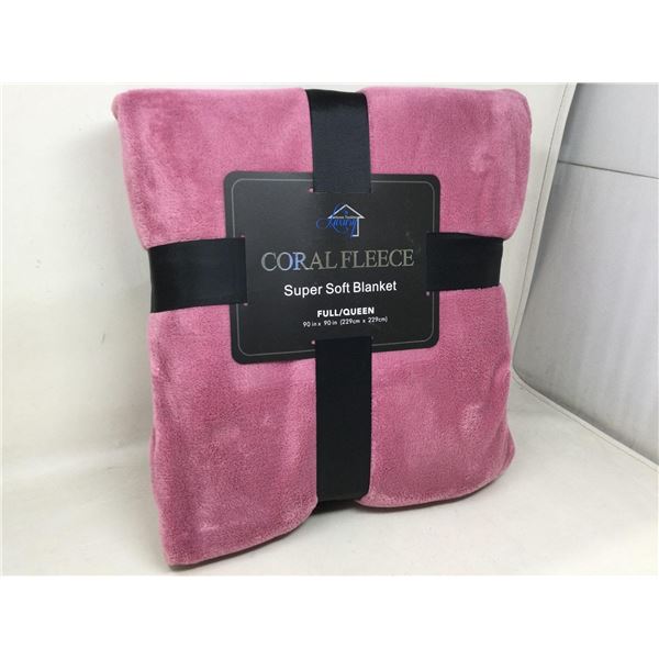 Coral Fleece Super Soft Blanket (Full/Queen)