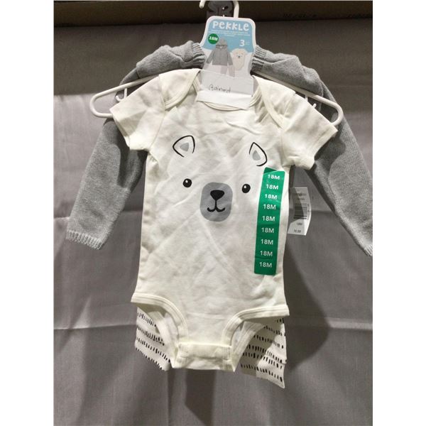 Pekkle Clothing Set (18m)-small mark on the front of Onesie