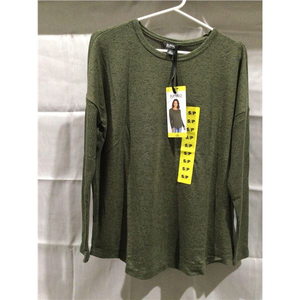 Buffalo Sweater- Olive (S)