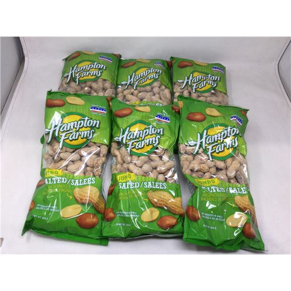 Hampton Farms Jumbo Salted Peanuts (6 x 454g)