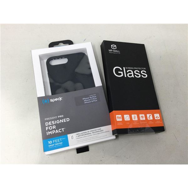 iPhone case and Glass Screen Protectors